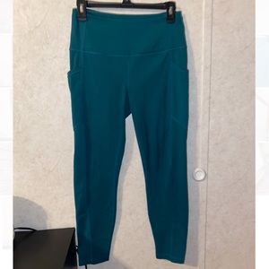 Teal leggings